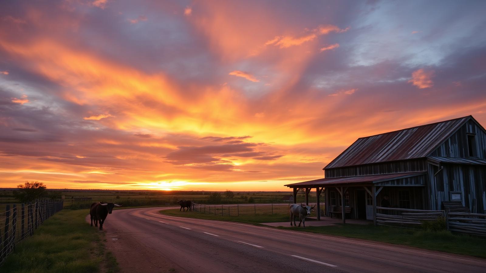 Landschaftsmotiv zur Reiseidee Von Graceland in den Lone Star State