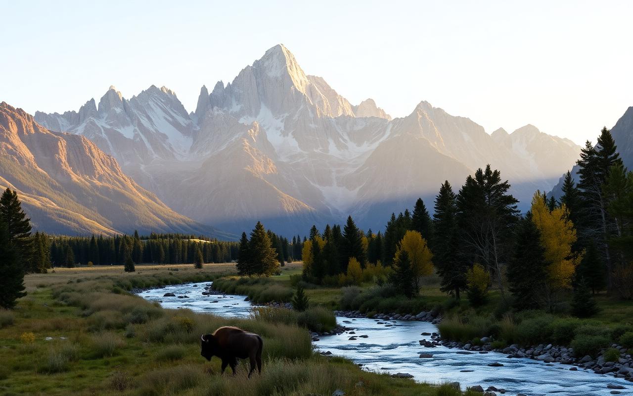 Landschaftsmotiv aus der Region Rocky Mountains und Dakotas