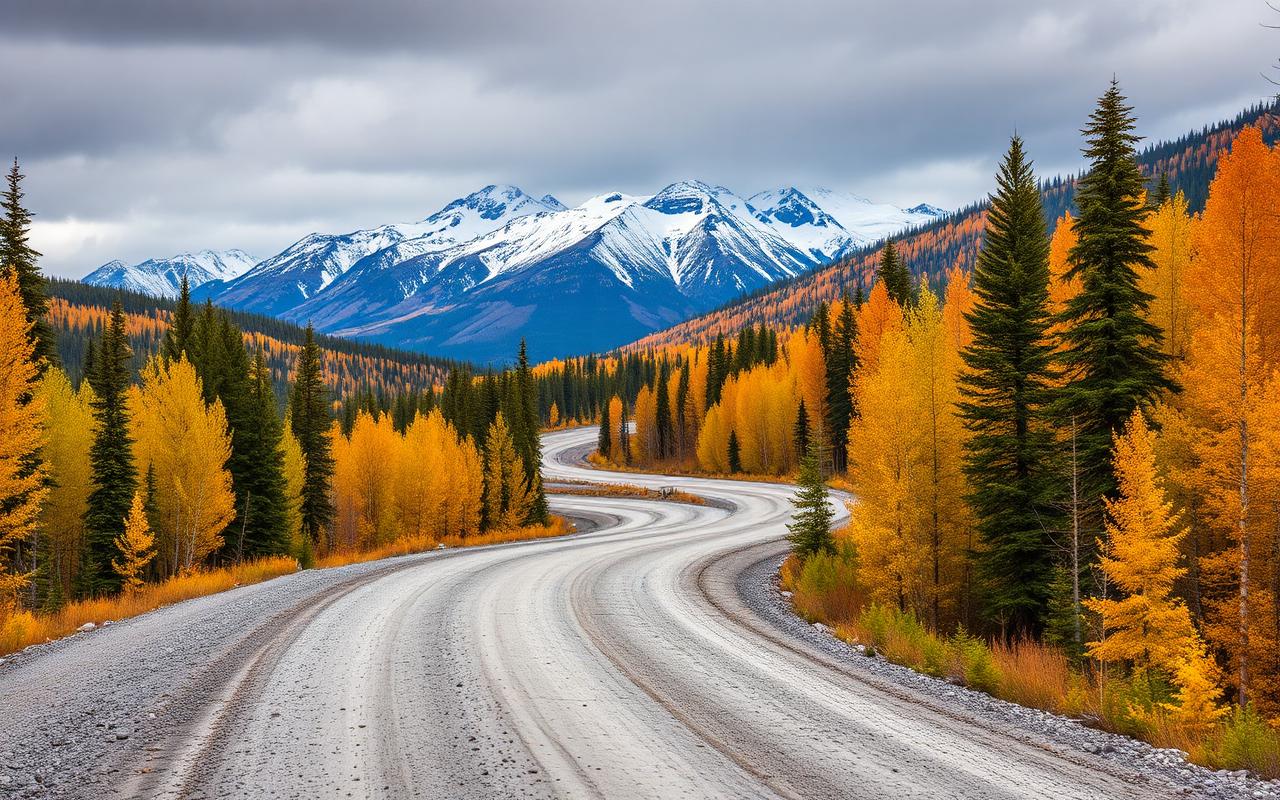 Landschaftsmotiv aus der Region Yukon und Alaska