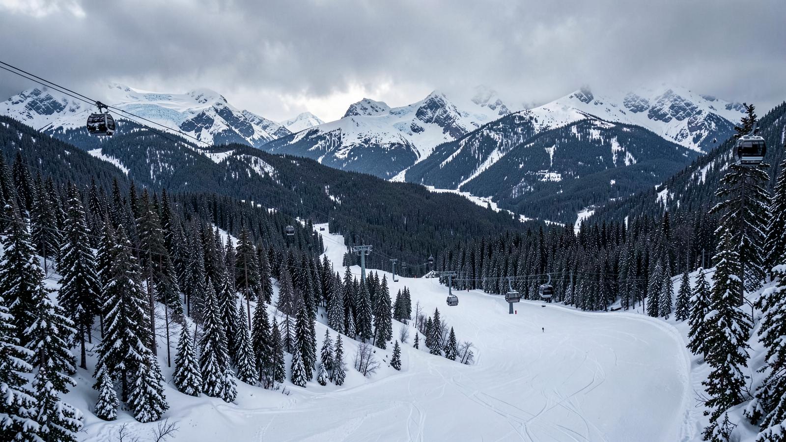 Winterstimmung zur Skireise Whistler & Vancouver – Großstadtflair und Pistenglück